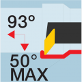 Расточка ромбом 35°