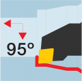 Расточка ромб 80°