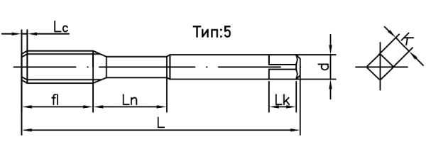 JIS-POT M8×1.25 N